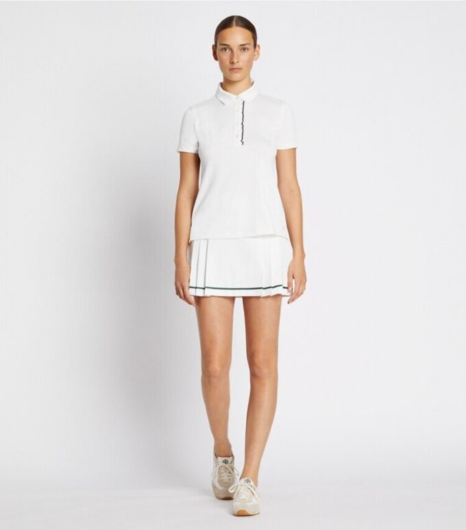 Tech Piqué Ruffle Polo Tech Piqué Ruffle Polo