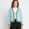 Tech-Strick-Viskose-Strickjacke Tech-Strick-Viskose-Strickjacke