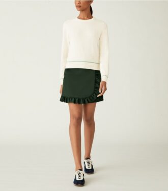 Tech Twill Ruffle Skort