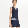 Tennis-Kleid aus Jacquard-Frottee