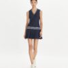 Tennis-Kleid aus Jacquard-Frottee