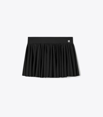 Tennisrock aus Jersey mit Volant