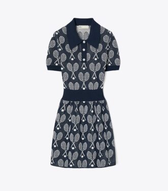 Tennisschläger-Mesh-Kleid