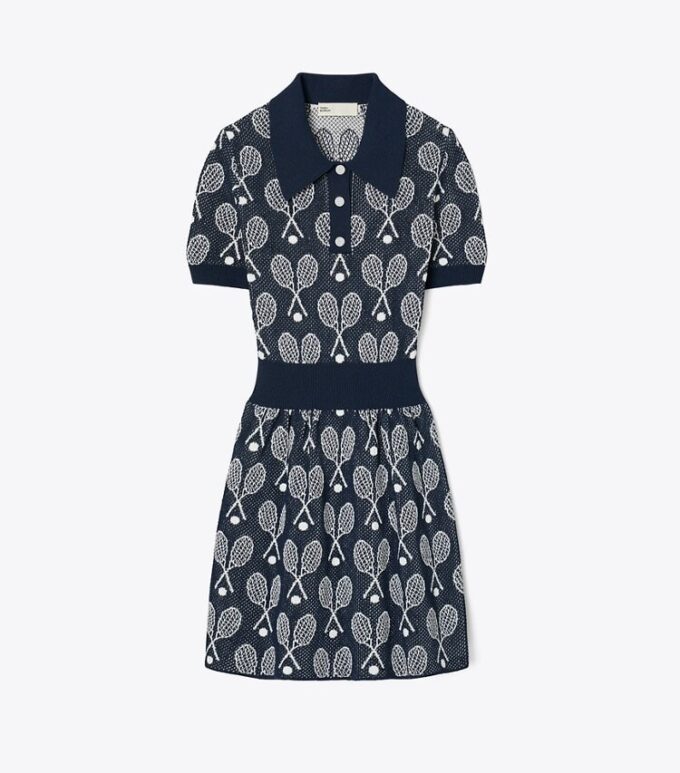 Tennisschläger-Mesh-Kleid Tennisschläger-Mesh-Kleid