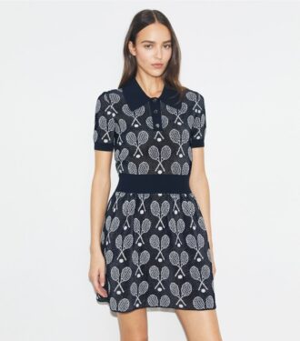 Tennisschläger-Mesh-Kleid