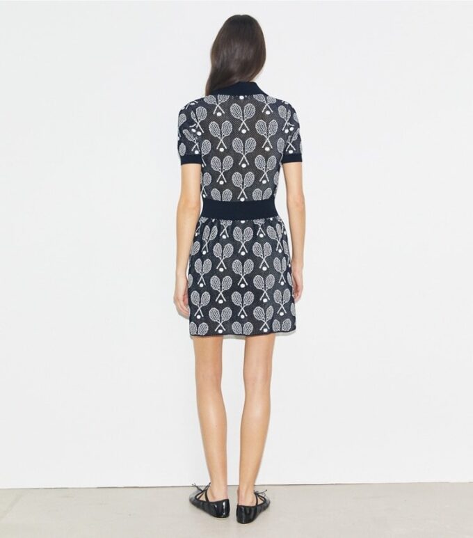 Tennisschläger-Mesh-Kleid Tennisschläger-Mesh-Kleid