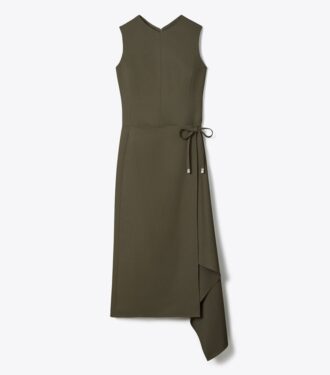 Twill-Wickelkleid