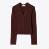 V-Ausschnitt-Strickjacke aus Wolle V-Ausschnitt-Strickjacke aus Wolle