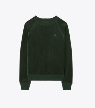 Velours-Pullover