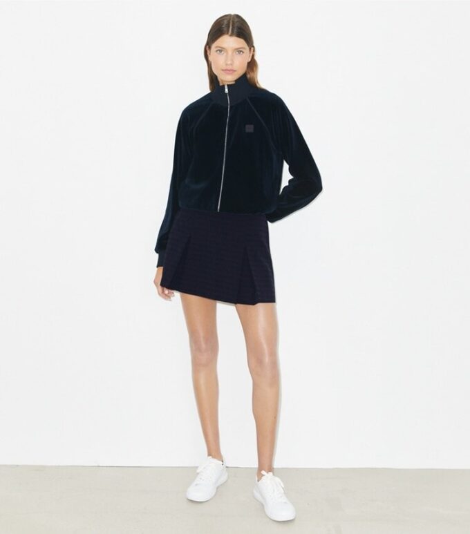 Velours-Trainingsjacke Velours-Trainingsjacke