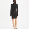 Verziertes Viskose-Rollkragenkleid Verziertes Viskose-Rollkragenkleid
