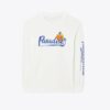 Vintage-Langarm-T-Shirt mit Grafik