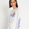 Vintage-Langarm-T-Shirt mit Grafik