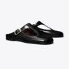 Violette Mules mit T-Riemen Violette Mules mit T-Riemen