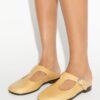 Violette Mules mit T-Riemen Violette Mules mit T-Riemen