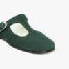 Violette Mules mit T-Riemen Violette Mules mit T-Riemen