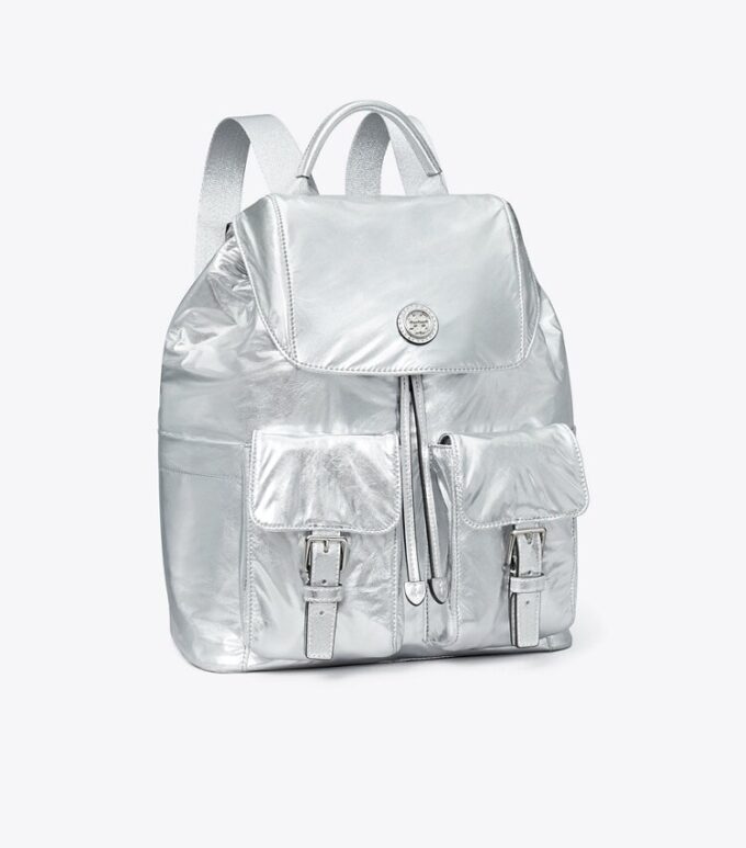 Virginia Metallic-Rucksack mit Klappe Virginia Metallic-Rucksack mit Klappe