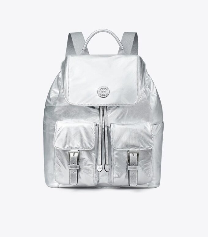 Virginia Metallic-Rucksack mit Klappe Virginia Metallic-Rucksack mit Klappe