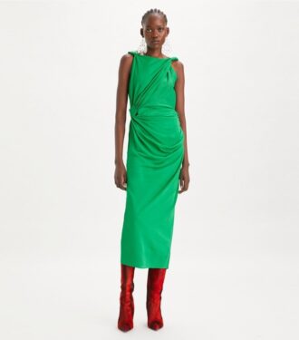 Viskose-Knotenkleid