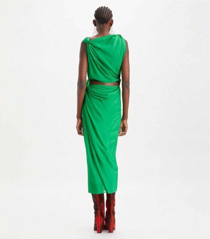 Viskose-Knotenkleid Viskose-Knotenkleid
