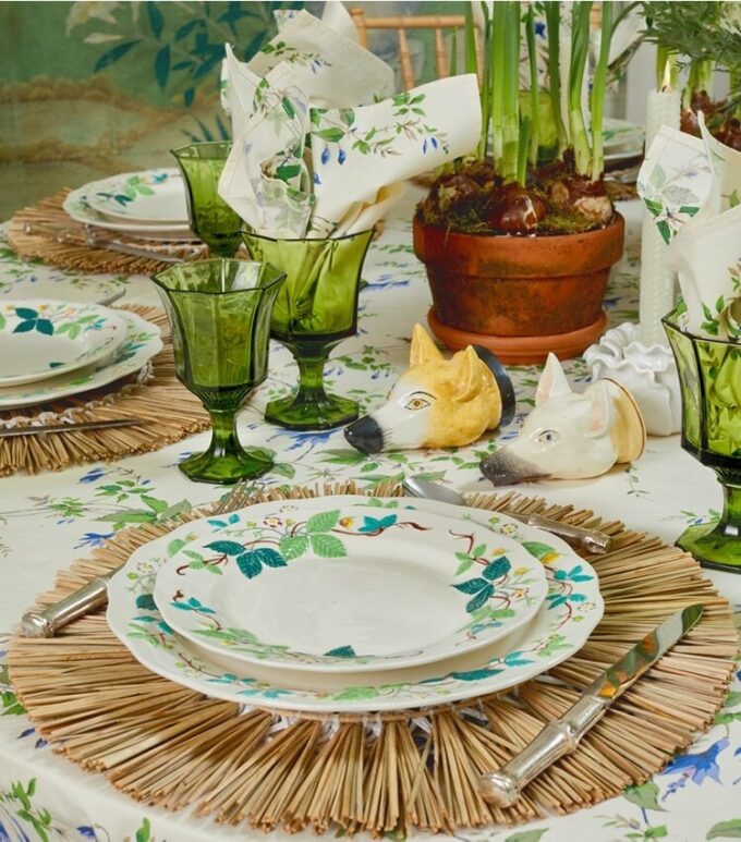 Raffia-Tischset, 4er-Set Raffia-Tischset, 4er-Set