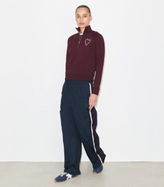 Weite Nylon-Jogginghose