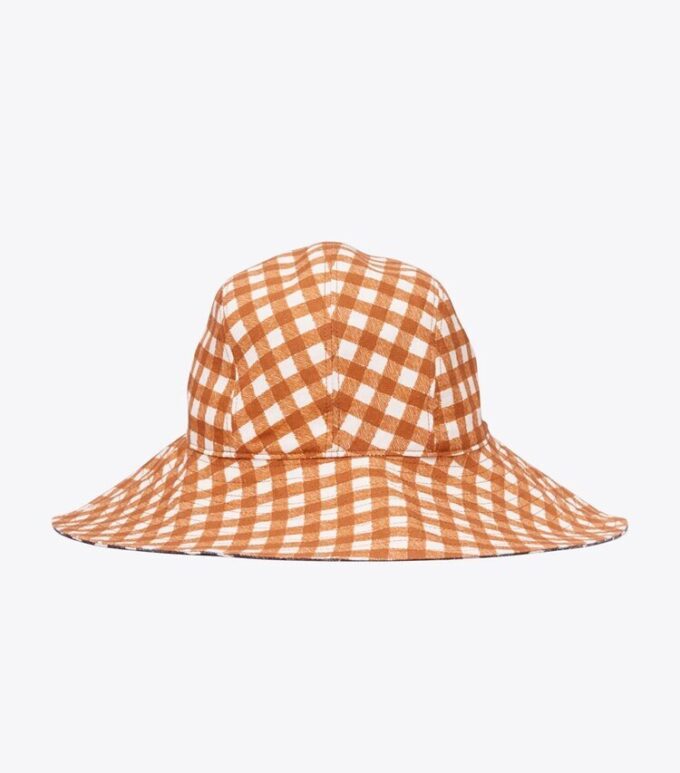 Wendbarer Bucket Hat mit Gingham-Muster Wendbarer Bucket Hat mit Gingham-Muster