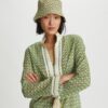 Wendbarer Bucket Hat mit kurzer Krempe und Korbmuster Wendbarer Bucket Hat mit kurzer Krempe und Korbmuster