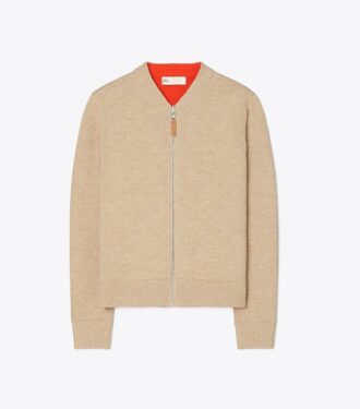 Wendbarer Cardigan mit Reißverschluss vorne