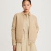 Wendbarer Cardigan mit Reißverschluss vorne Wendbarer Cardigan mit Reißverschluss vorne