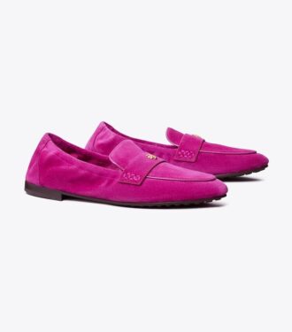 Wildleder-Ballett-Loafer