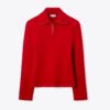 Woll-Sweatshirt mit halbem Reißverschluss Woll-Sweatshirt mit halbem Reißverschluss