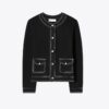 Wollcardigan mit Ziernähten Wollcardigan mit Ziernähten
